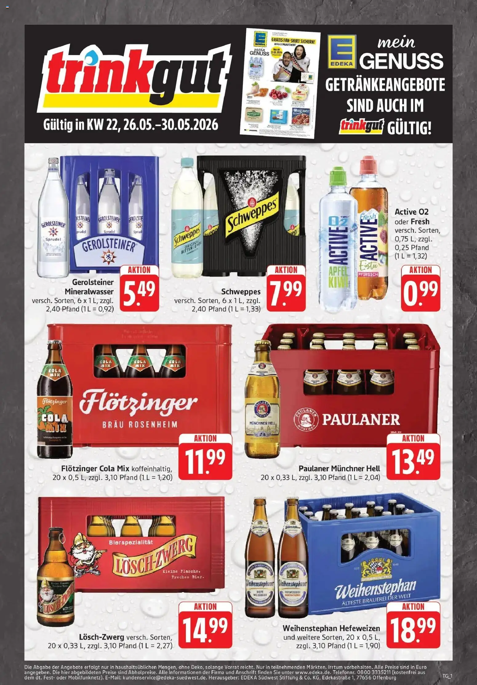 Vorschau von dem Prospekt des Geschäftes Trinkgut, gültig ab dem 26.05.2026