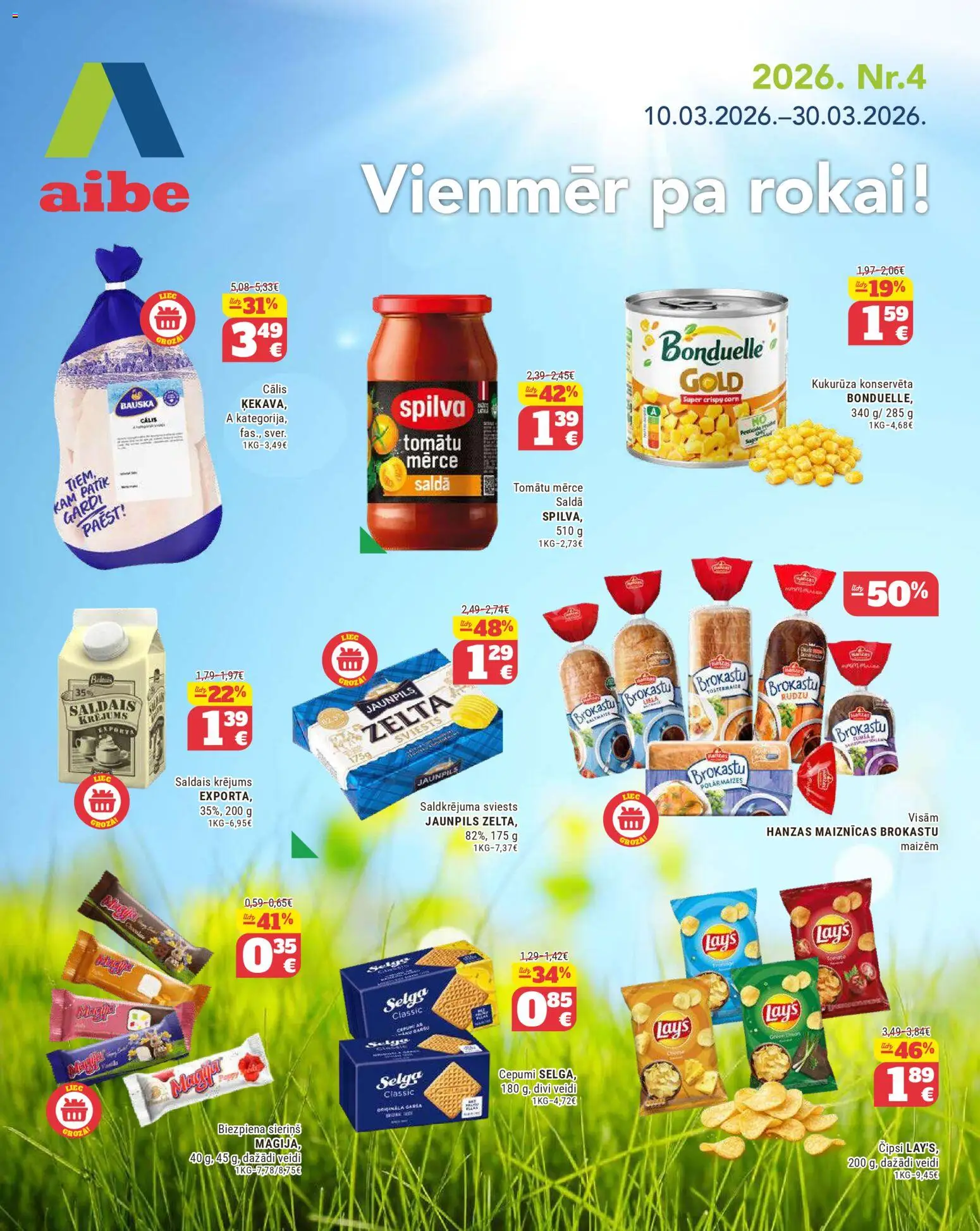 Skatīt Aibe akciju bukletu, derīgs no 10.03.2026.