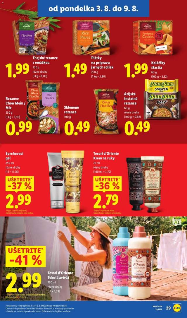 Nový Lidl leták od 03.08.