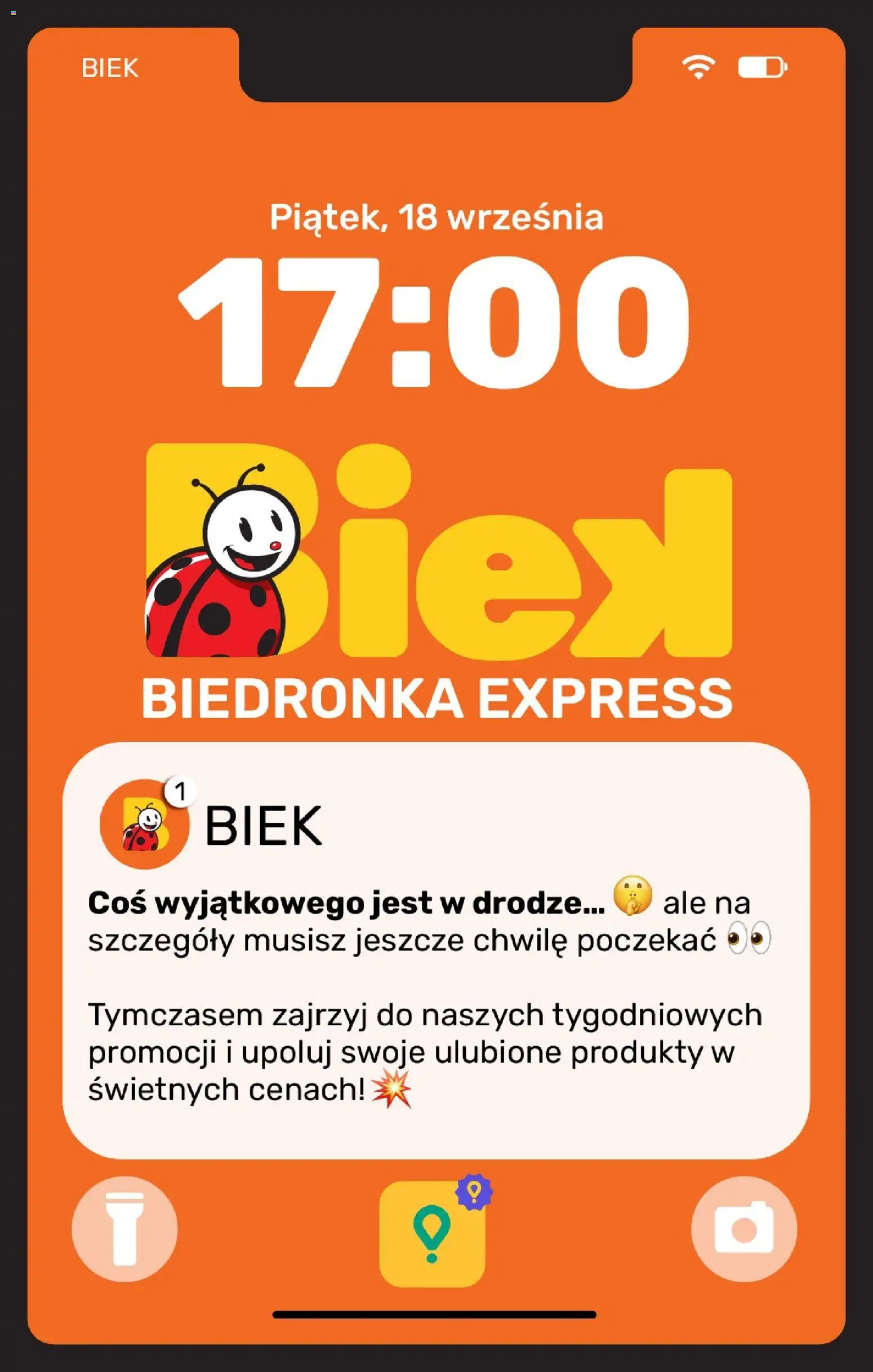 Pogląd gazetki "Biedronka gazetka - Biek" ze sklepu Biedronka ważnej od 18.09.2026