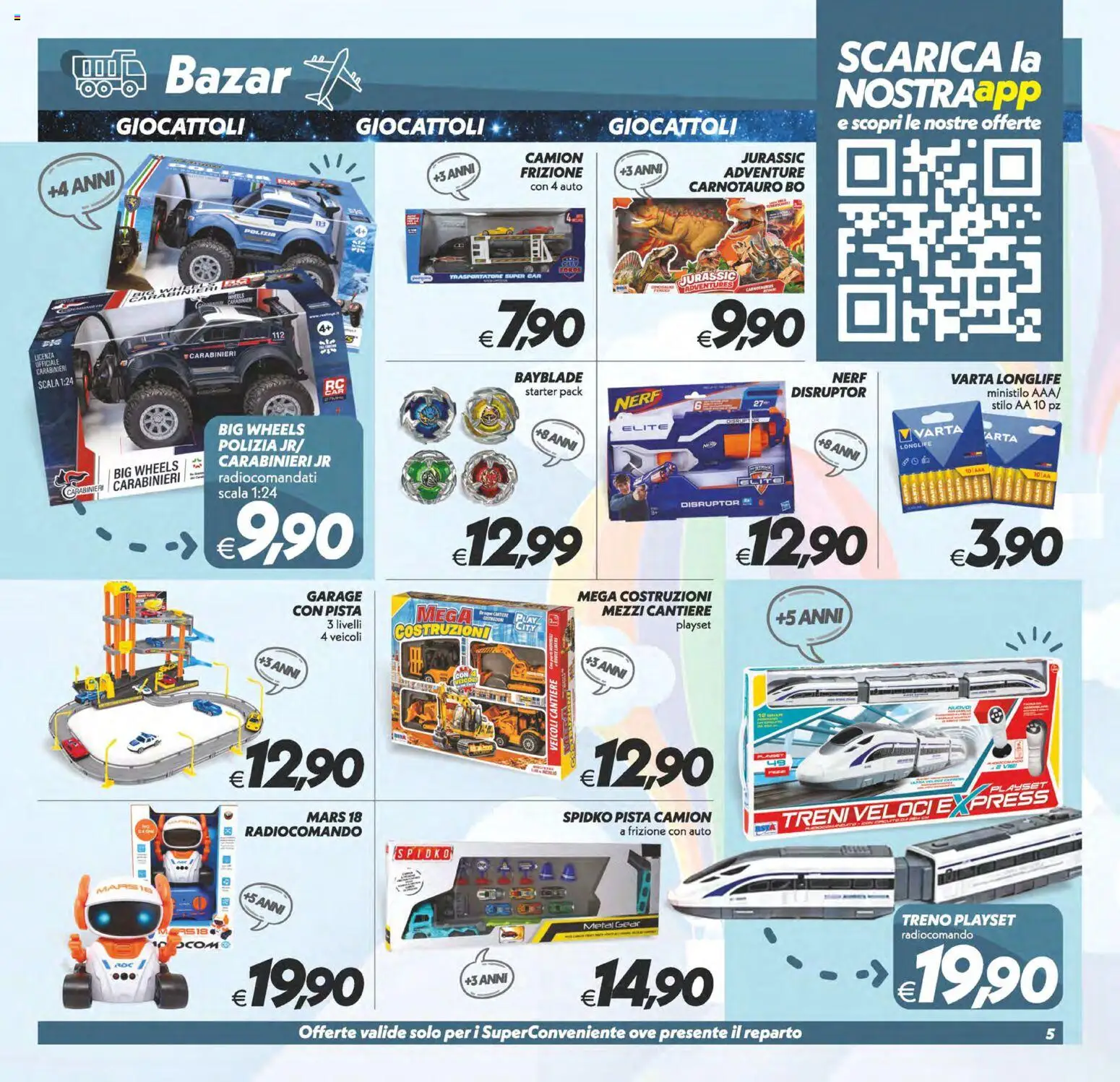 Anteprima dell'opuscolo SuperConveniente volantino Misterbianco dal negozio SuperConveniente valido da 23/10/2026 - Giocattoli, Scala