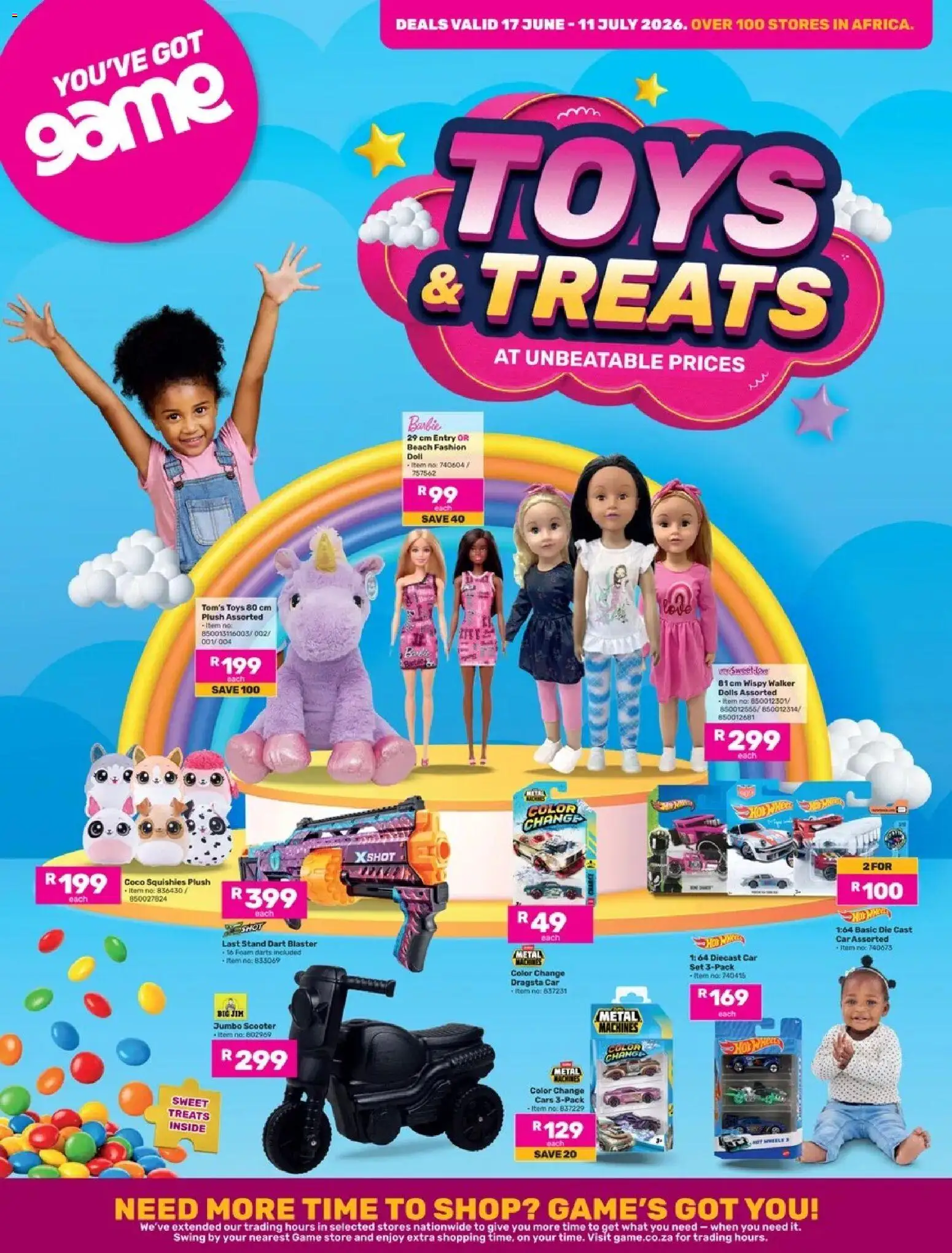 Preview of Game Game - Toys & Treats valid 17/06/2026 - Game, Toys, Foam
