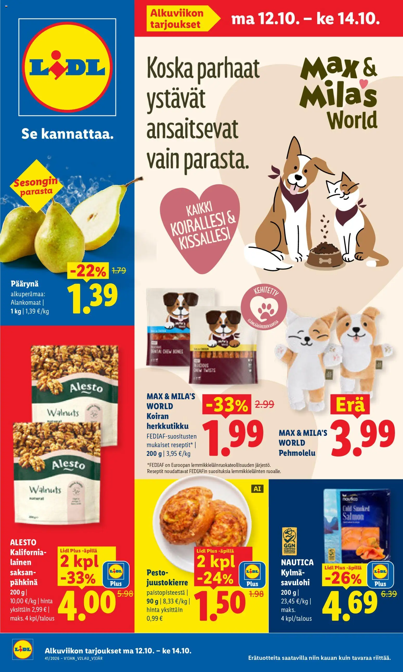 Kaupan Lidl Lidl tarjoukset Kauhajoki esikatselu, voimassa 12/10/2026