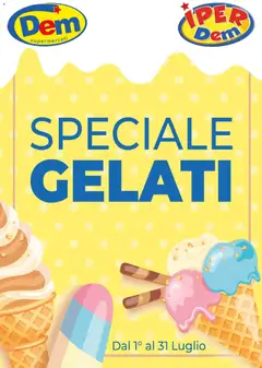 Anteprima dell'opuscolo DEM volantino Gelati dal negozio DEM valido da 01/07/2026