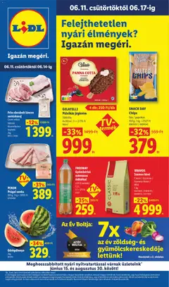 Lidl - Lidl akciós újság megtekintése, amely érvényes 2026.06.11.-től