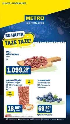 Metro Metro Katalog 22.05.2026 - Broşürünün önizlemesi