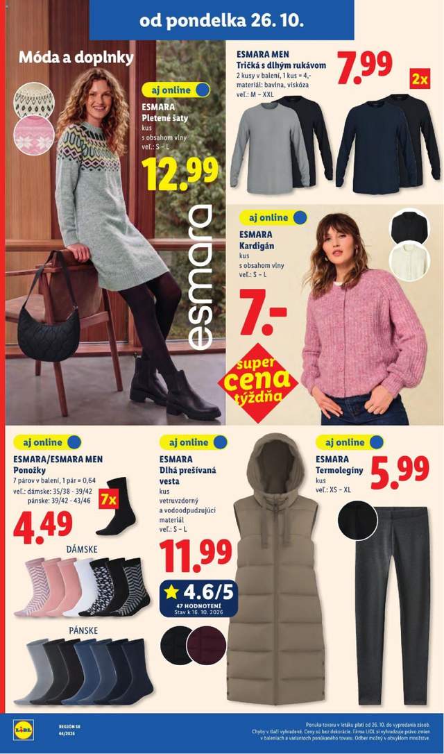 Nový Lidl leták od 26.10.