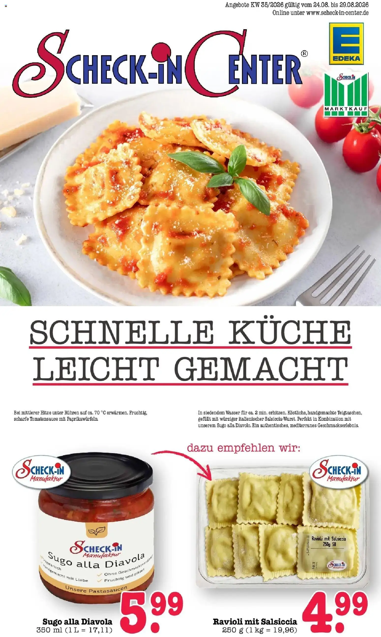 Vorschau von dem Prospekt des Geschäftes Edeka, gültig ab dem 24.08.2026