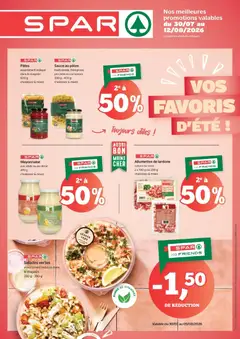 Voorbeeld van Spar Publicité van winkel Spar geldig vanaf 30/07/2026