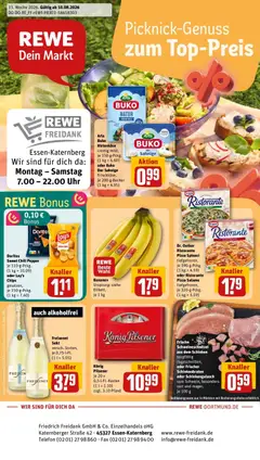 Vorschau von dem Prospekt des Geschäftes Rewe, gültig ab dem 10.08.2026