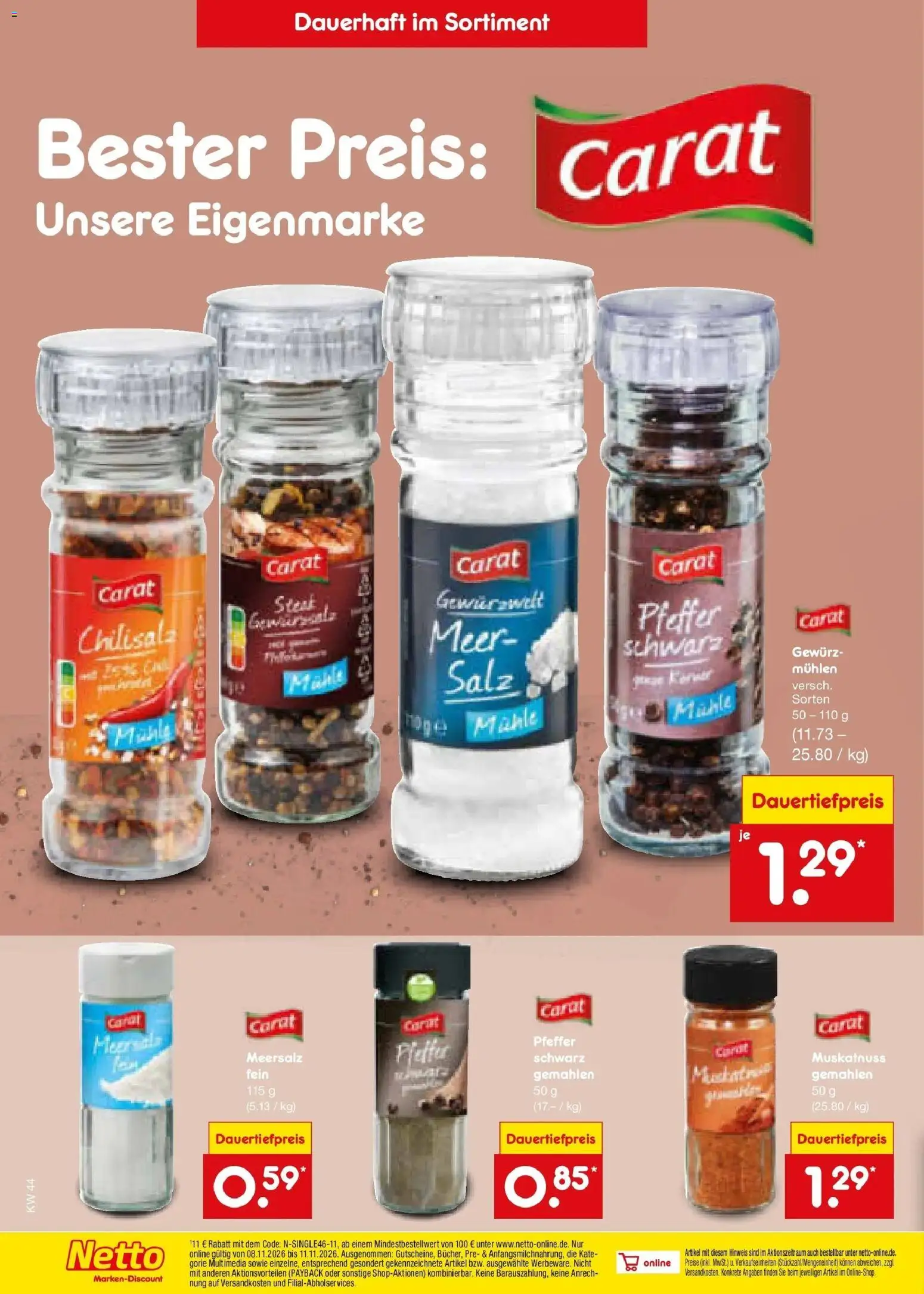 Vorschau von dem Prospekt des Geschäftes Netto Marken-Discount, gültig ab dem 26.10.2026