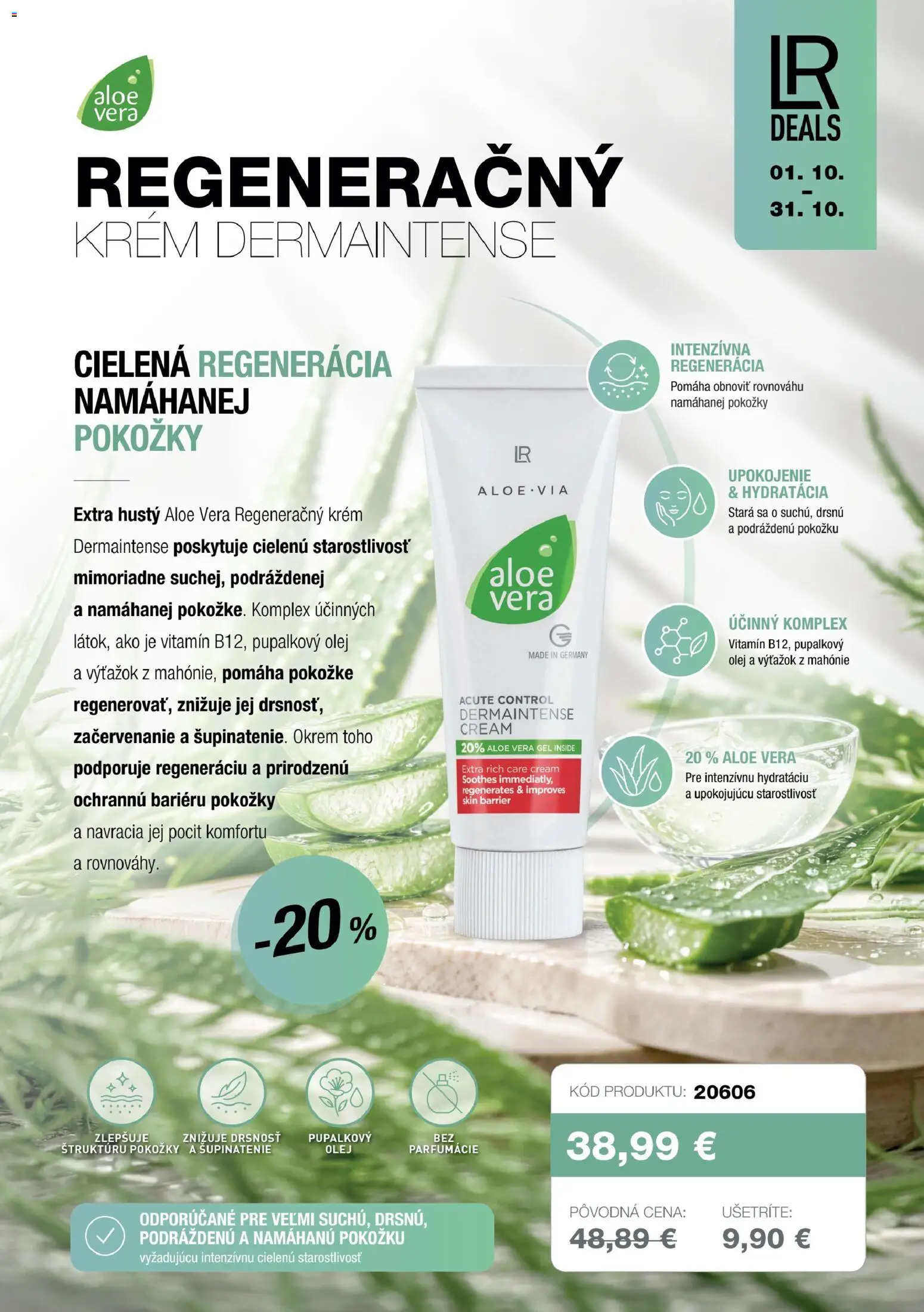 Náhľad LR letáku platného od 22.10.2026 - Aloe Vera, Olej, Krém
