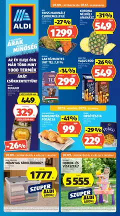 Aldi - Aldi akciós újság megtekintése, amely érvényes 2026.07.09.-től