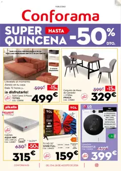 Vista previa del folleto de la tienda Conforama válido desde el 13/08/2026 