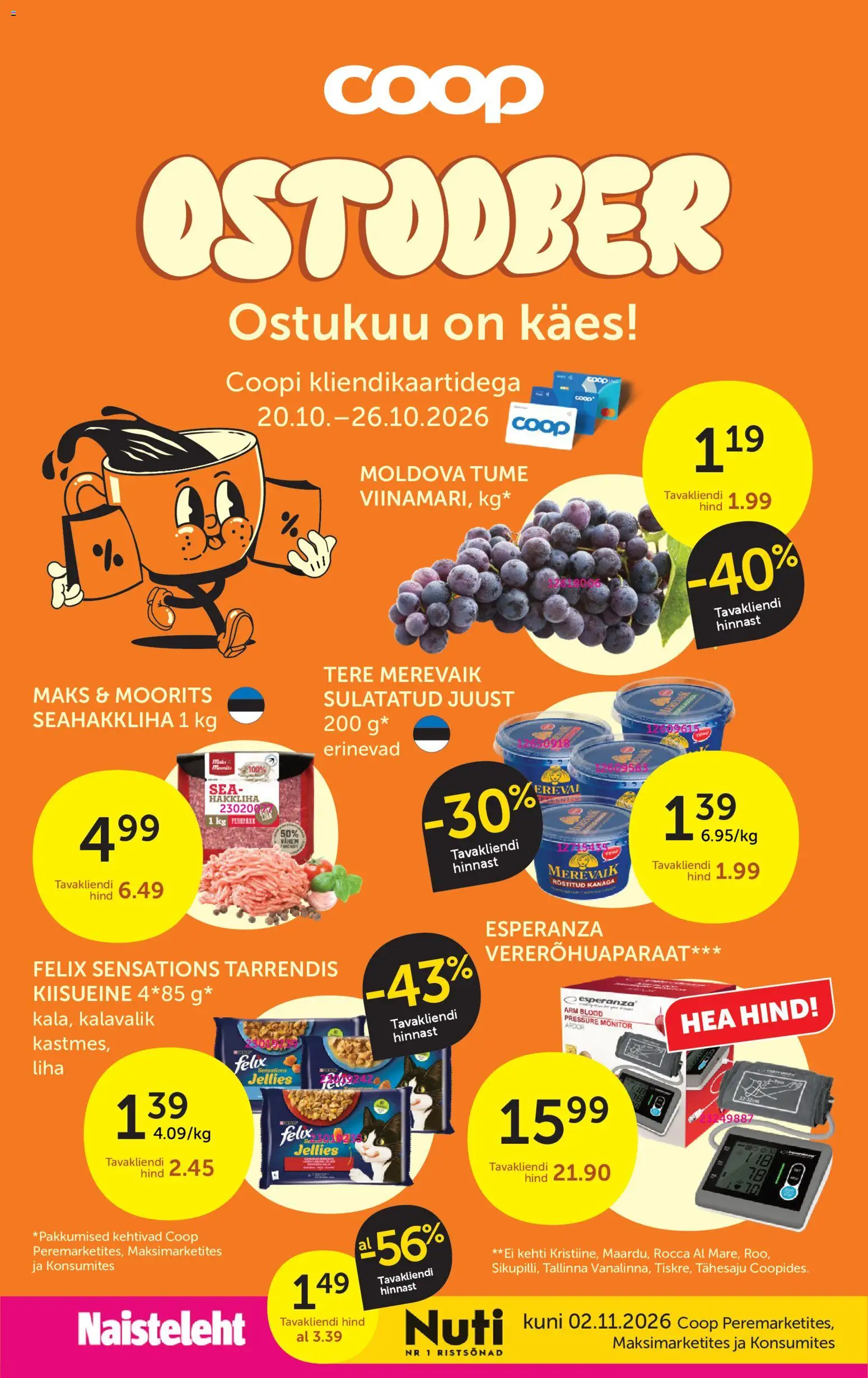 Coop kliendilehe eelvaade alates 20.10.2026