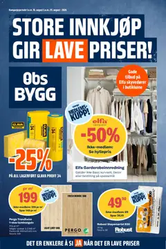 Forhåndsvis Obs Bygg kundeavis fra butikk Obs Bygg gyldig fra 16/08/2026