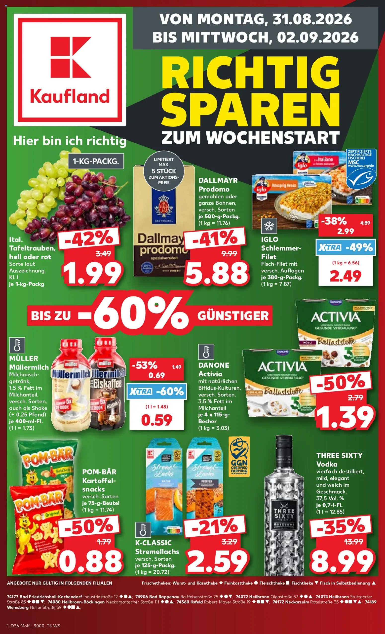 Voorbeeld van Kaufland DE -DE Folder van winkel Kaufland DE geldig vanaf 31-08-2026