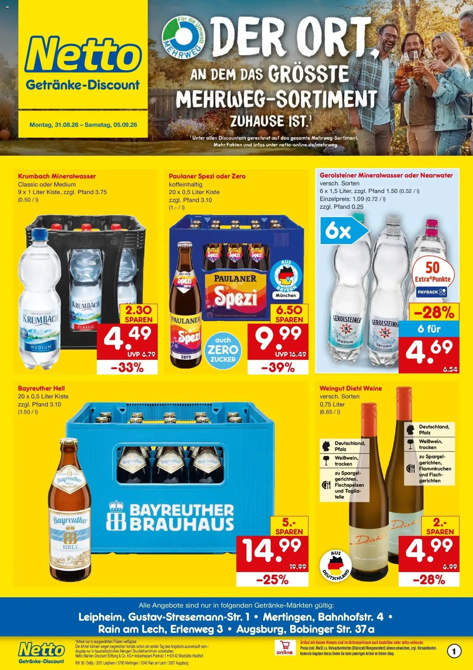 Vorschau von dem Prospekt des Geschäftes Netto Marken-Discount, gültig ab dem 31.08.2026