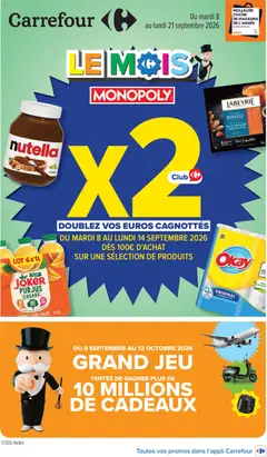 Prévisualisation de Carrefour catalogue du magasin Carrefour formulaire valide 08/09/2026