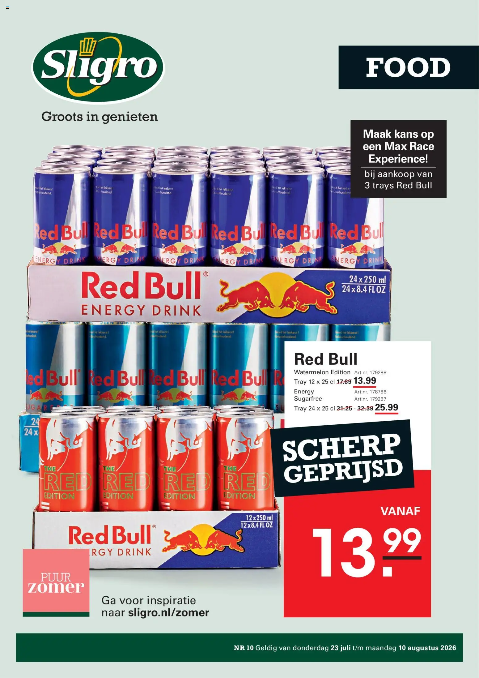 Voorbeeld van Sligro folder van winkel Sligro geldig vanaf 23-07-2026