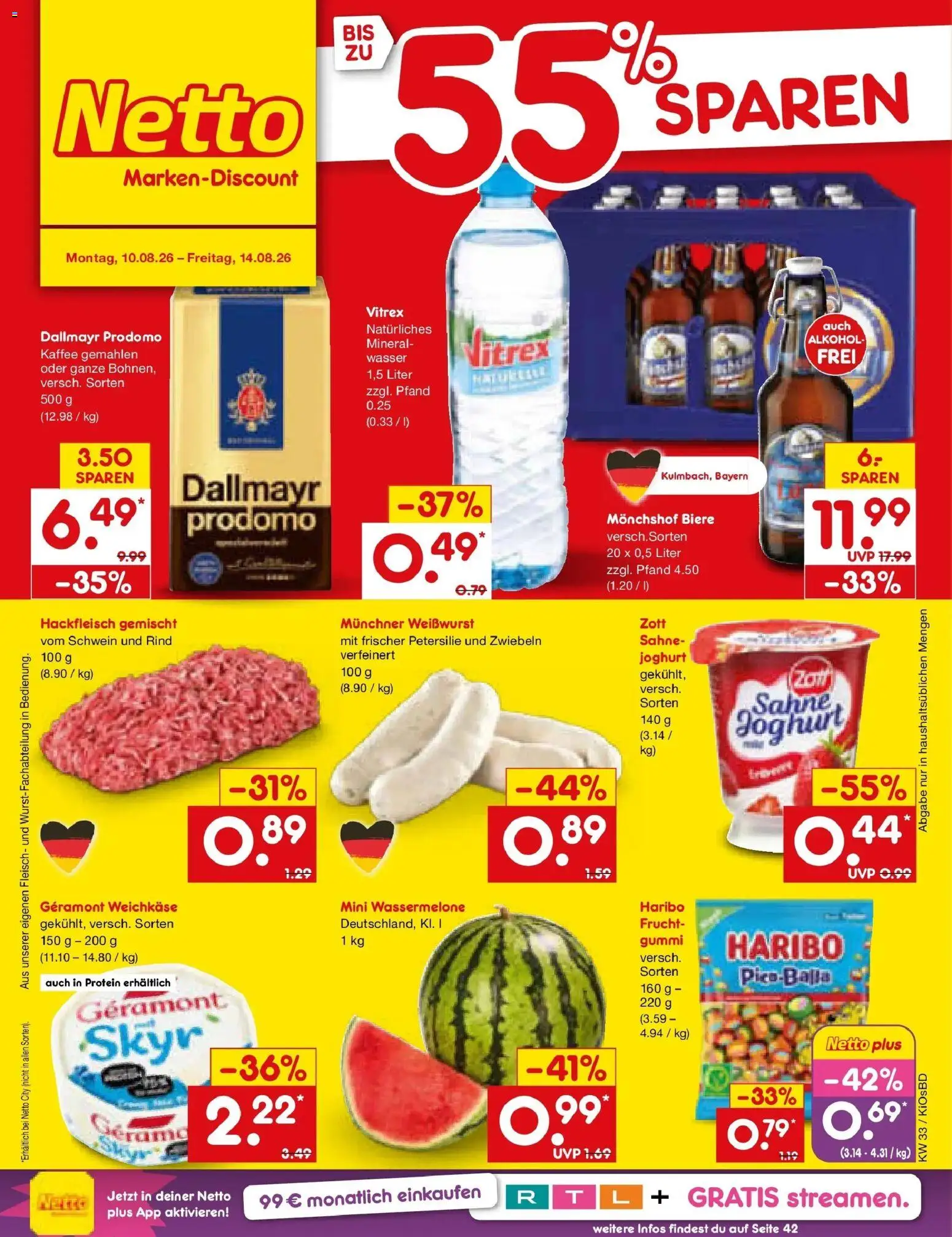 Vorschau von dem Prospekt des Geschäftes Netto Marken-Discount, gültig ab dem 10.08.2026