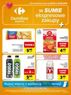 Pogląd gazetki "Carrefour gazetka - Express II" ze sklepu Carrefour ważnej od 22.09.2026