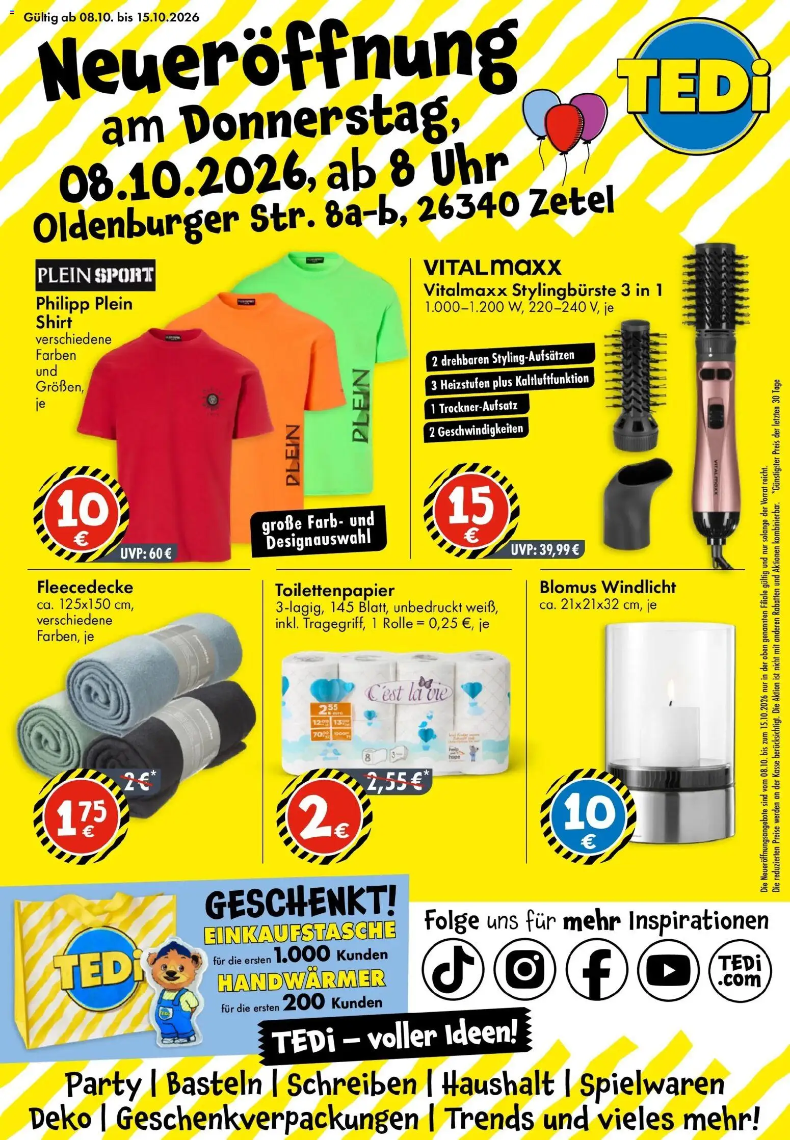 Vorschau von dem Prospekt des Geschäftes TEDi, gültig ab dem 06.10.2026
