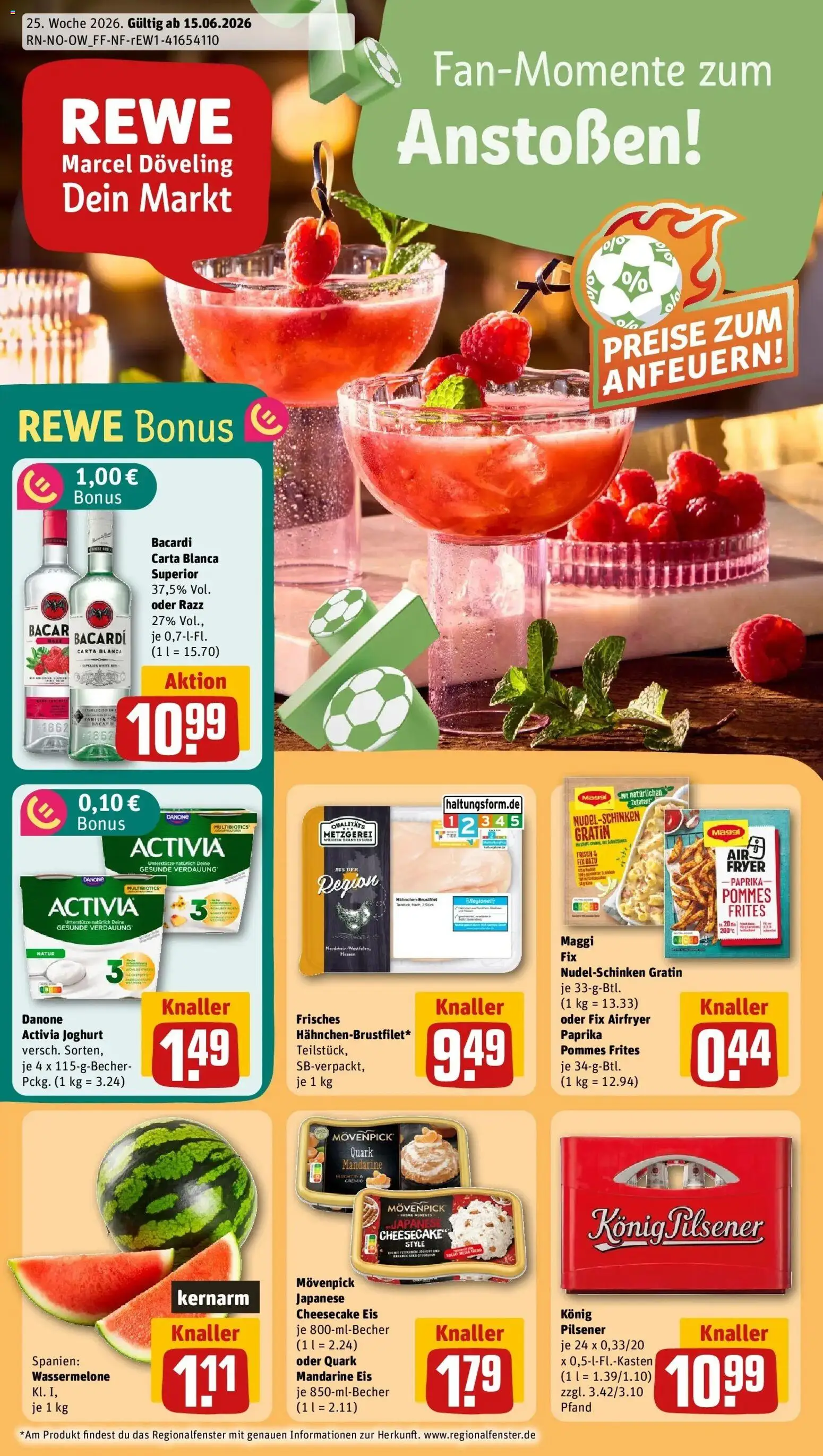 Vorschau von dem Prospekt des Geschäftes Rewe, gültig ab dem 14.06.2026