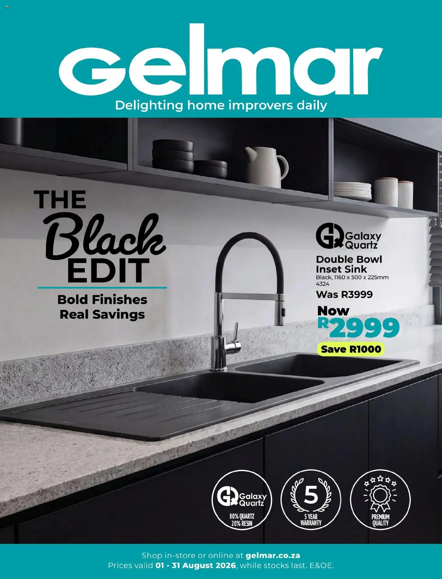 Preview of Gelmar flyer valid from 01/08/2026 - Bowl, Sink