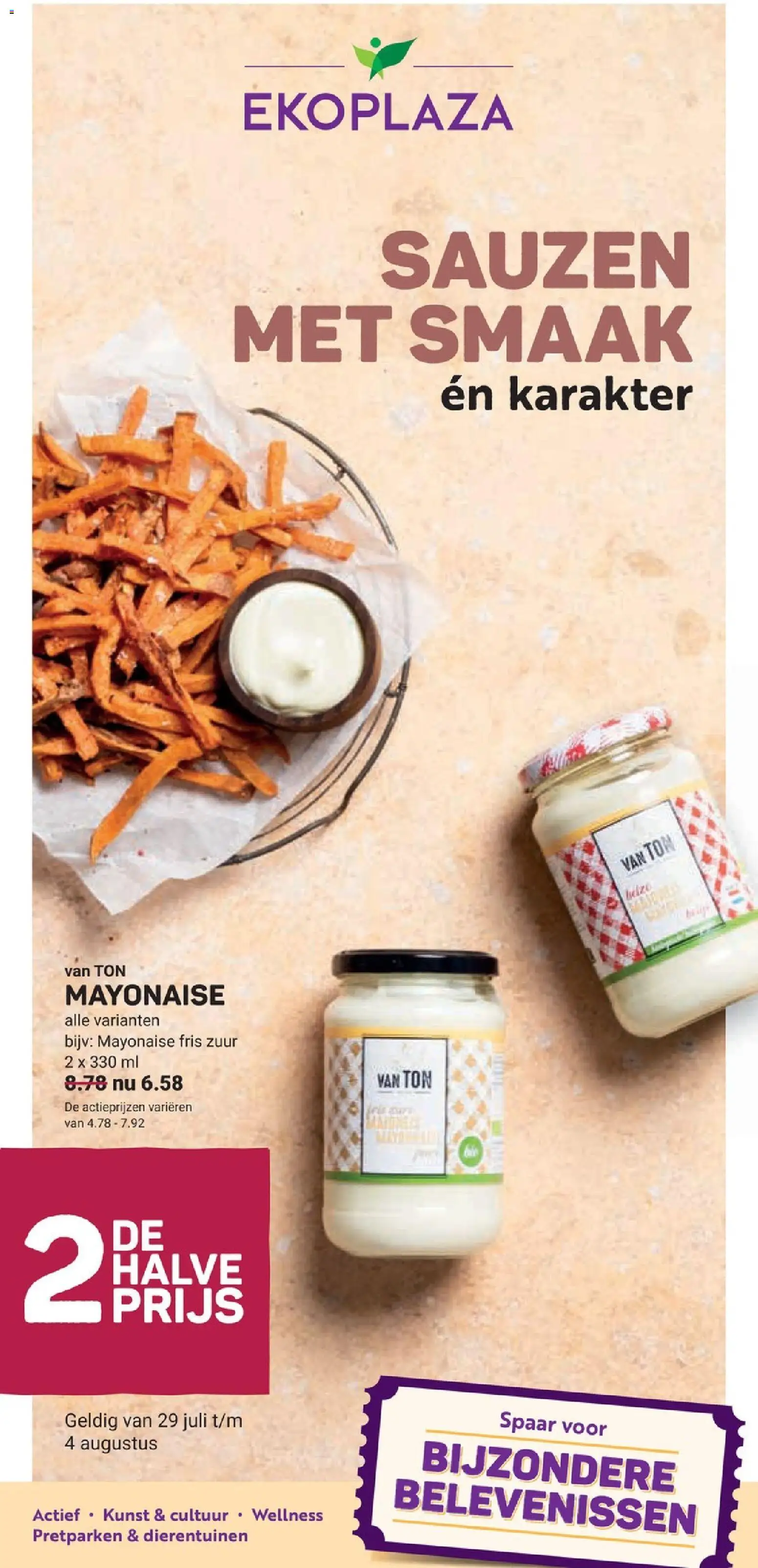 Voorbeeld van Ekoplaza folder van winkel Ekoplaza geldig vanaf 29-07-2026 - Mayonaise, Sauzen