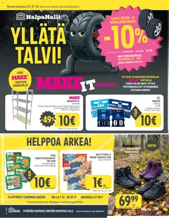 Kaupan Halpa Halli Halpa Halli tarjoukset esikatselu, voimassa 21/10/2026