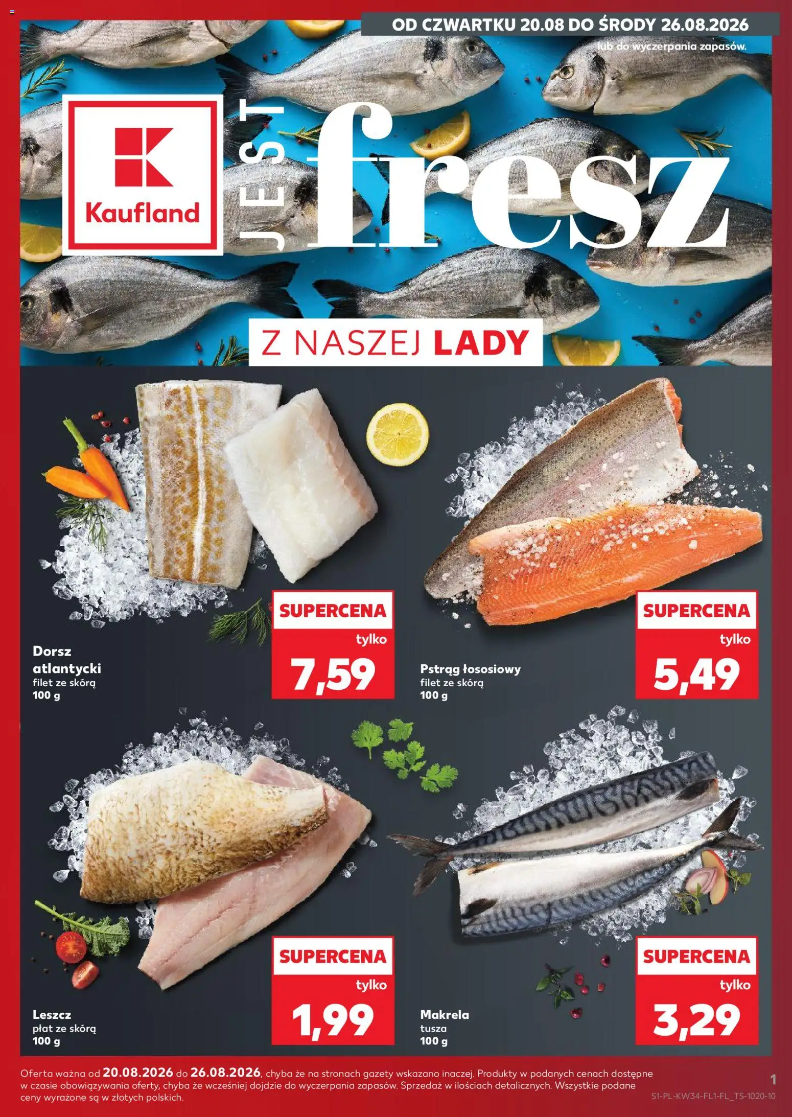 Náhled nabídky: Kaufland Polsko Kaufland Polsko leták - Jest fresz platný od 20.08.2026