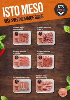 Pregled DIS kataloga - važi od 27.10.2025