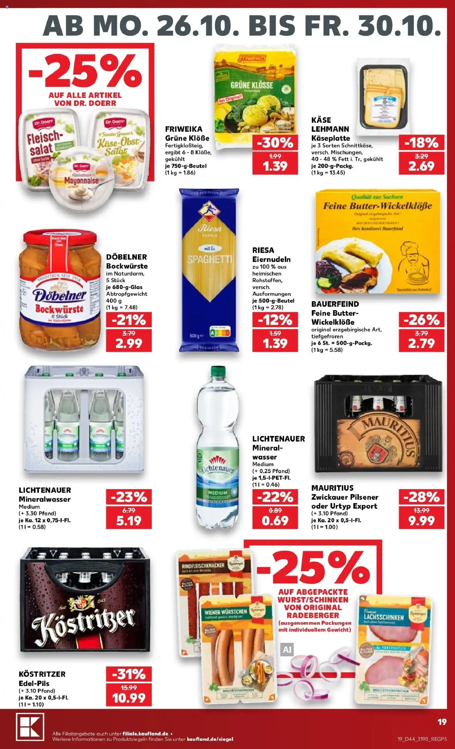 Vorschau von dem Prospekt des Geschäftes Kaufland, gültig ab dem 26.10.2026