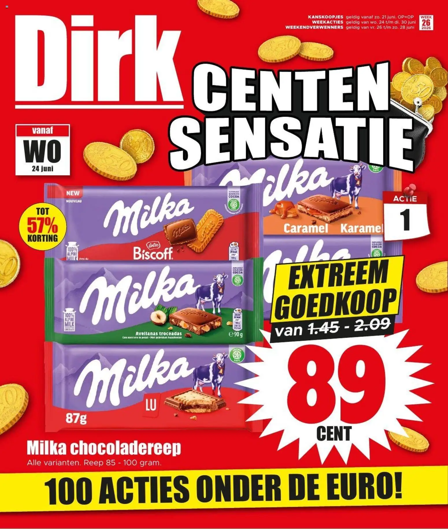 Voorbeeld van Dirk folder week 26 van winkel Dirk geldig vanaf 24-06-2026