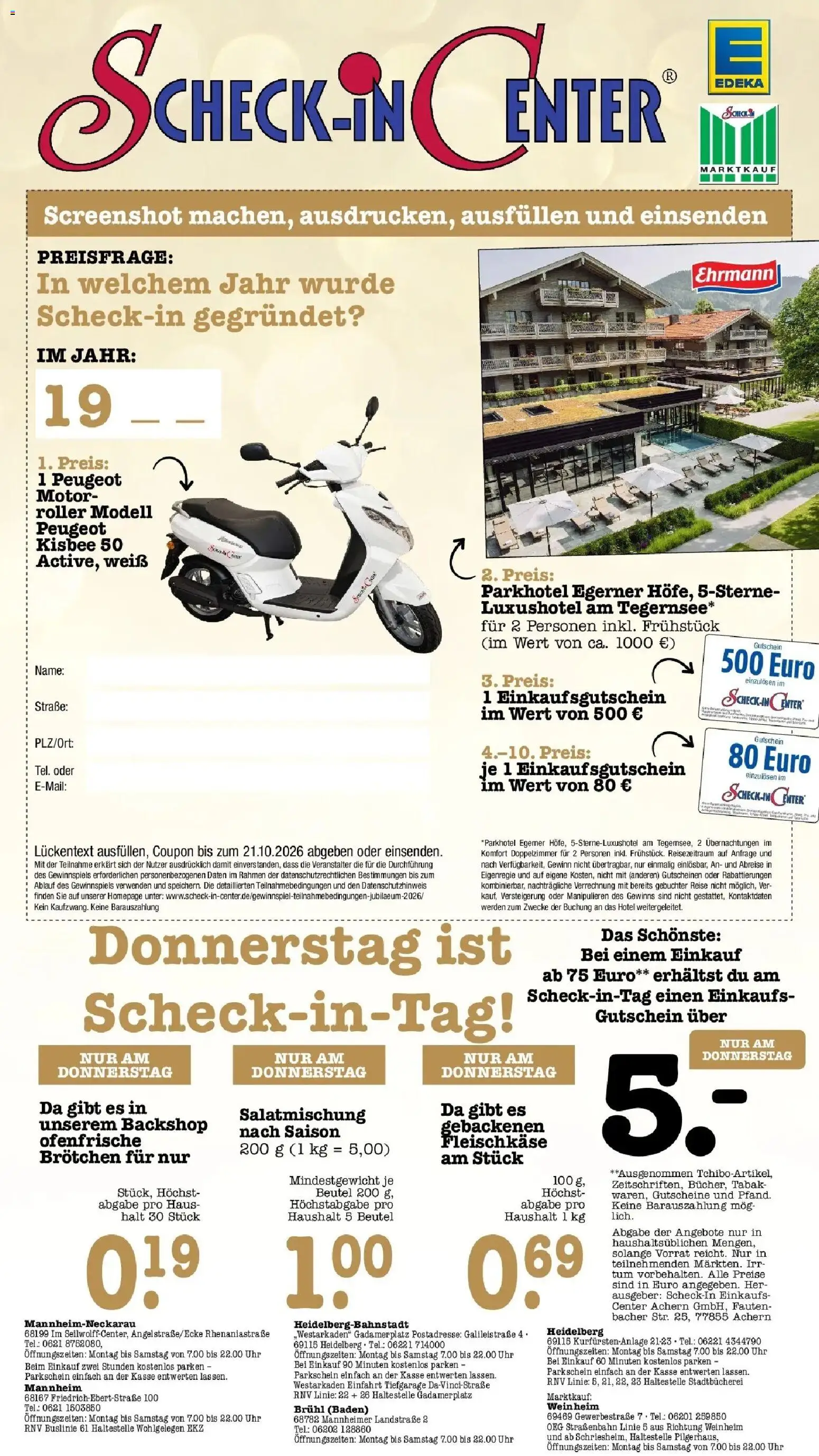 Vorschau von dem Prospekt des Geschäftes E center, gültig ab dem 12.10.2026