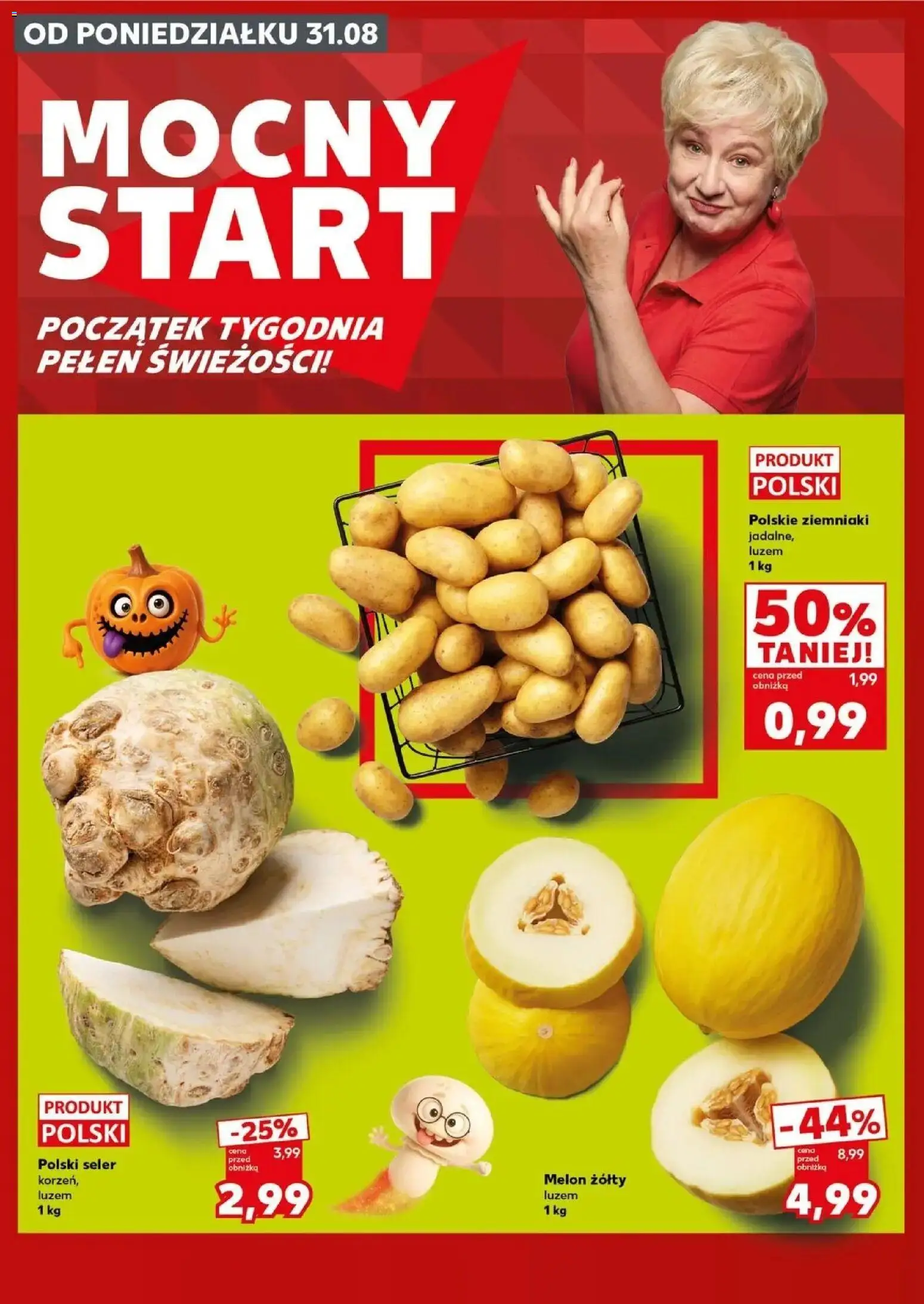 Pogląd gazetki "Kaufland gazetka - Mocny start" ze sklepu Kaufland ważnej od 31.08.2026