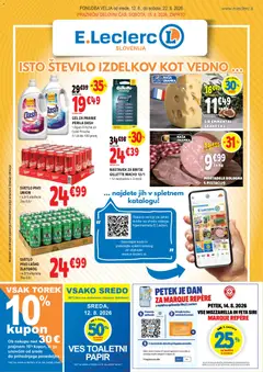 Predogled kataloga iz trgovine E.leclerc veljaven od 12.08.2026