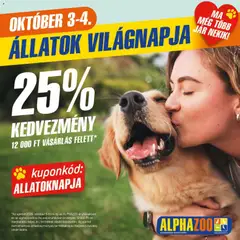 AlphaZoo - AlphaZoo akciós újság megtekintése, amely érvényes 2026.10.03.-től