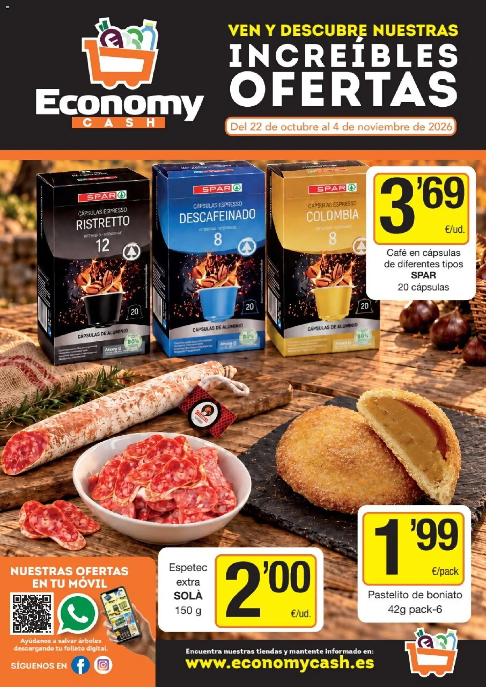 Vista previa del folleto de la tienda Economy Cash válido desde el 22/10/2026 