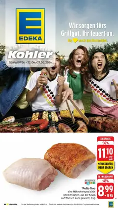 Vorschau von dem Prospekt des Geschäftes Edeka, gültig ab dem 21.06.2026