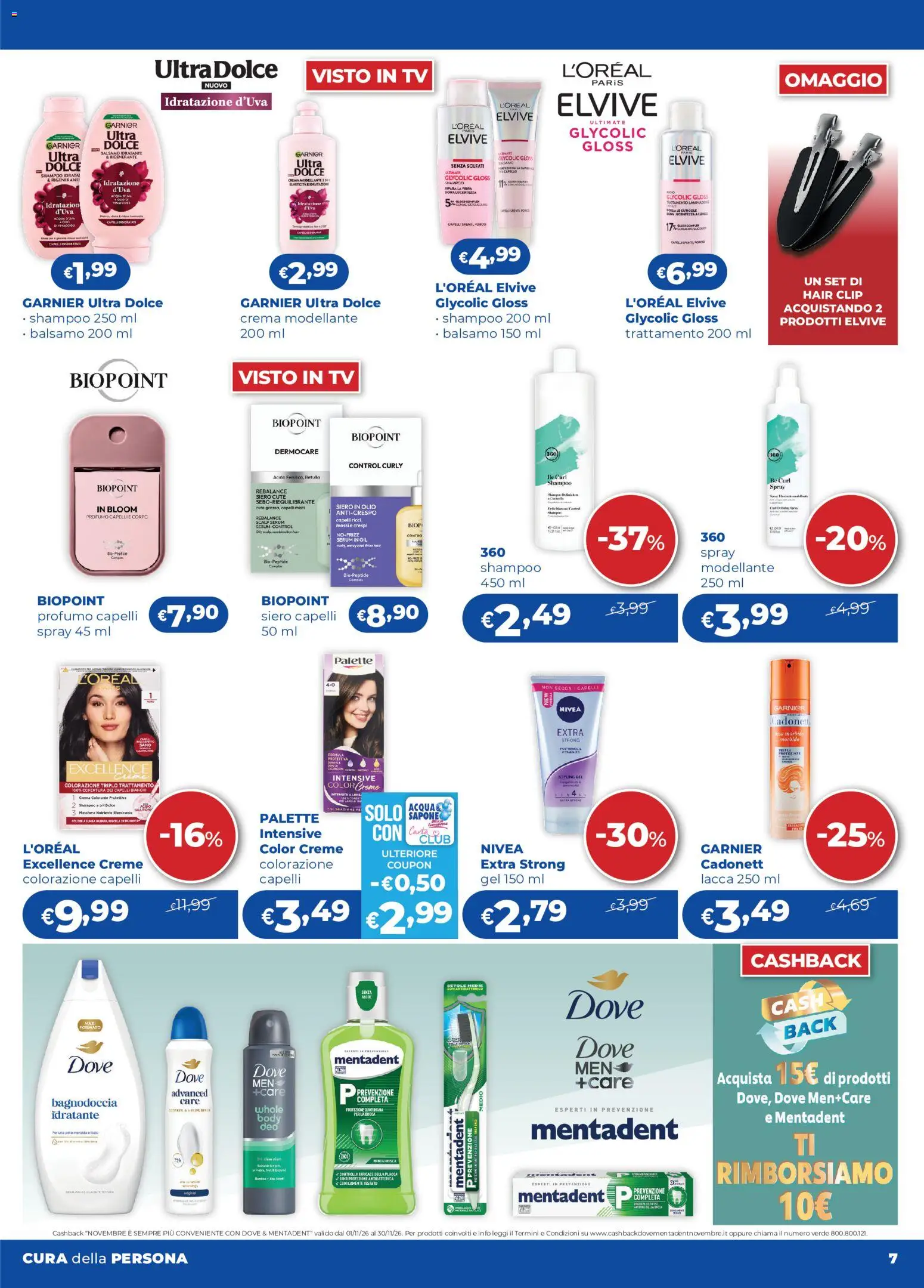 Anteprima dell'opuscolo Acqua e Sapone volantino 15 dal negozio Acqua e Sapone valido da 02/11/2026 - Crema, TV, Shampoo, Olio, Profumo, Maschera, Colorazione capelli, Lacca