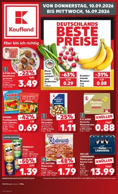 Vorschau von dem Prospekt des Geschäftes Kaufland, gültig ab dem 10.09.2026