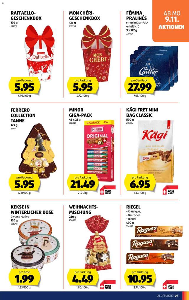 Neue Aldi Aktionen ab 05.11.