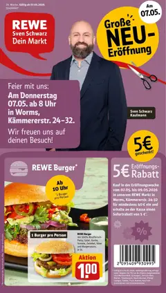 Vorschau von dem Prospekt des Geschäftes Rewe, gültig ab dem 04.05.2026
