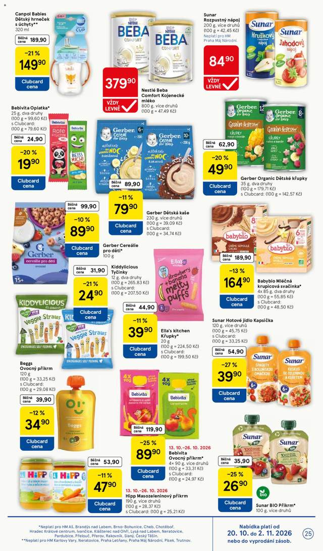 Nový Tesco leták od 21.10.