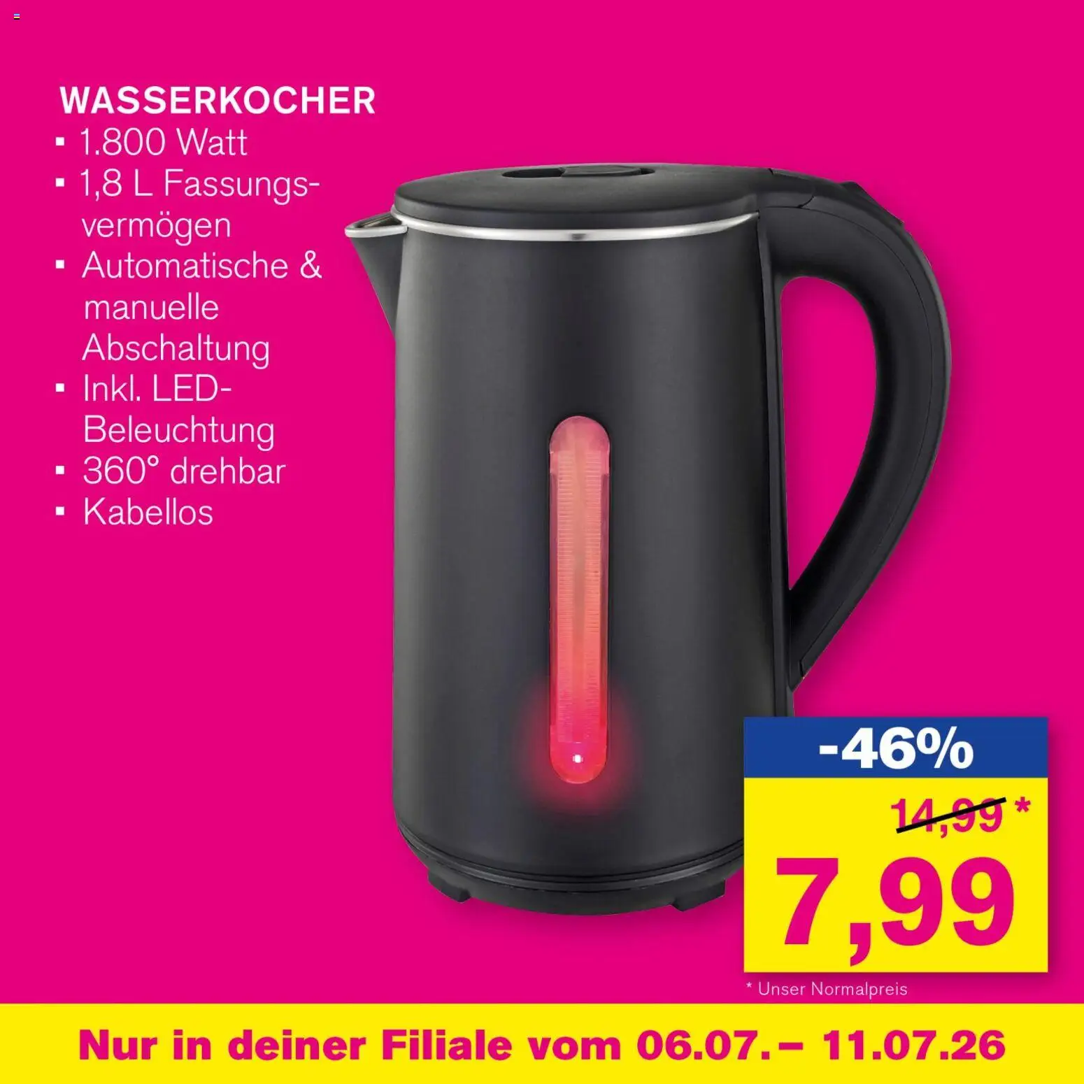 Vorschau von dem Prospekt des Geschäftes KODi, gültig ab dem 06.07.2026