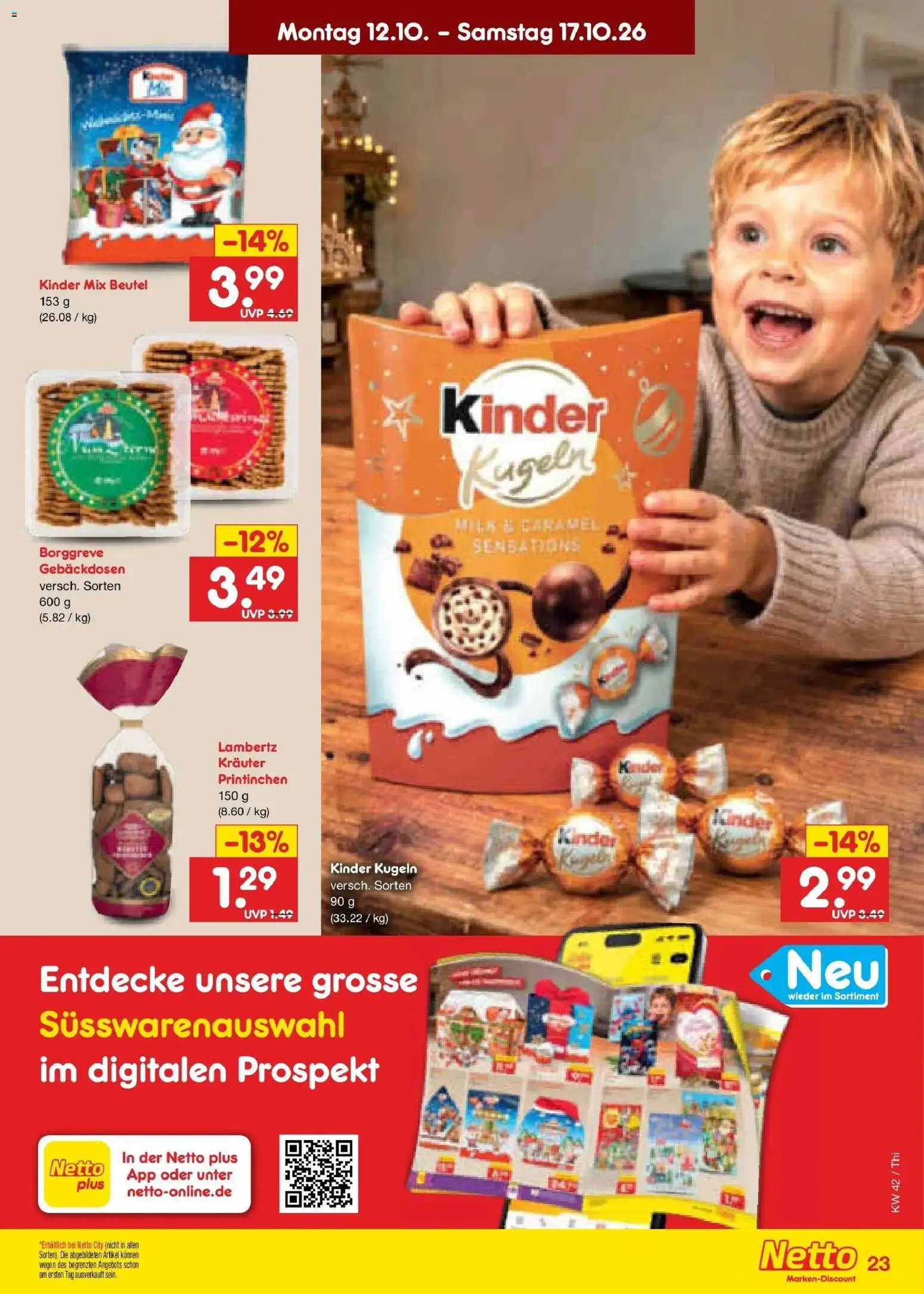 Vorschau von dem Prospekt des Geschäftes Netto Marken-Discount, gültig ab dem 12.10.2026