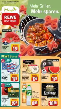 Vorschau von dem Prospekt des Geschäftes Rewe, gültig ab dem 03.08.2026