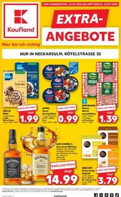 Voorbeeld van Kaufland DE -DE Folder van winkel Kaufland DE geldig vanaf 16-07-2026